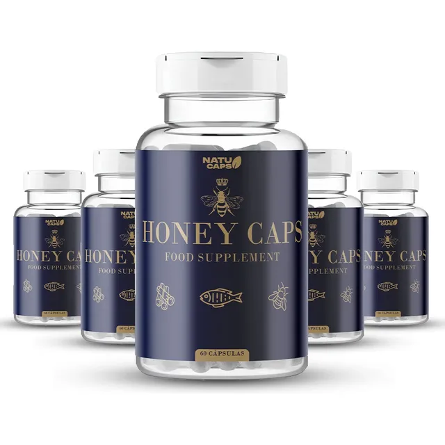 Pague 4 Leve 5 Honey Caps 300 Cápsulas - Disposição