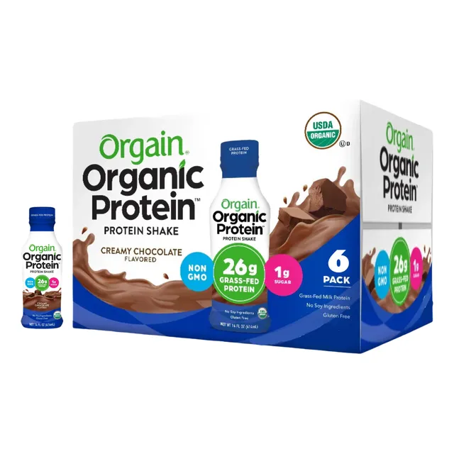 Orgain Protein Shake Creamy Chocolate 414 Ml X 6und