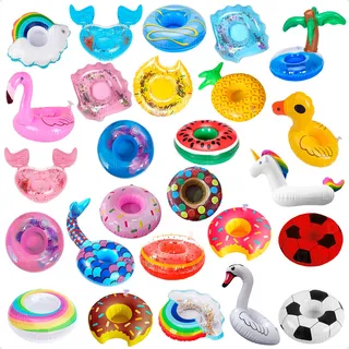 Kit 20 Porta Copos Boia InflĂĄvel Piscina VĂĄrios Formatos Kit 20 Porta Copos Boia InflĂĄvel Piscina VĂĄrios Formatos