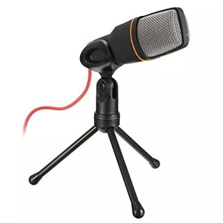 Microfone Condensador Para Gravação No Pc Com Cabo E Tripe Microfone Condensador Para Gravação No Pc Com Cabo E Tripe