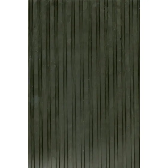 Piso De Goma Acanalado Negro 3mm Ancho 1,50m Precio Por M2