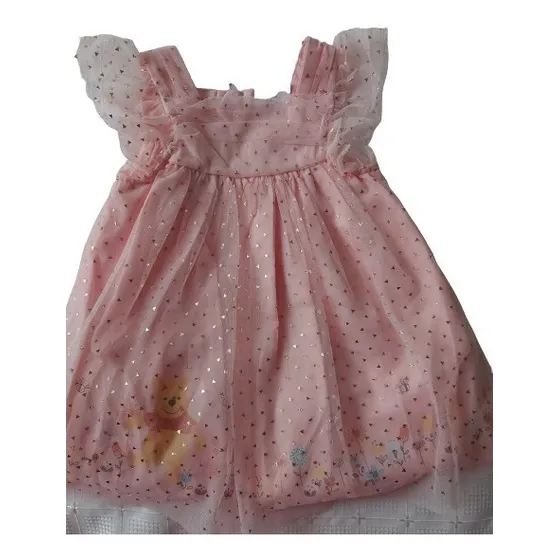 Vestido Rosado Winnie The Pooh De Disney  Para Niña De 6-9 M