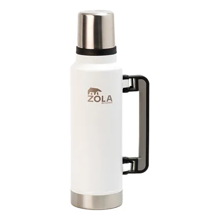 Termo Agua Caliente 1.3 Litros Mate Acero Inoxidable Zola