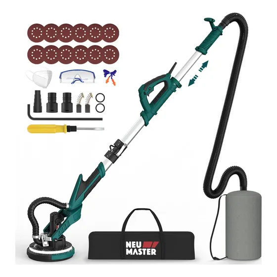 Lijadora Para Paneles De Yeso Neu Master Electric, 800 W, 7 