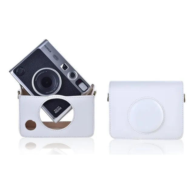 Estuche Para Instax Mini Evo De Cuero Correa Varios Colores