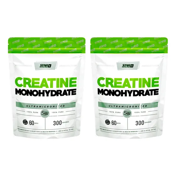 Star Nutrition Combo De 2 Creatinas Doypack De 300g