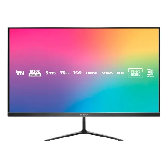 Monitor Gamer 27 Acteck Captive Vivid Sp270 5ms 75hz Fhd Led