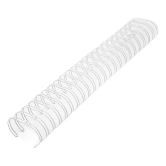 Wire-o P/ Encadernação 2x1 A4 Branco 5/8 P/ 120 Folhas 50un