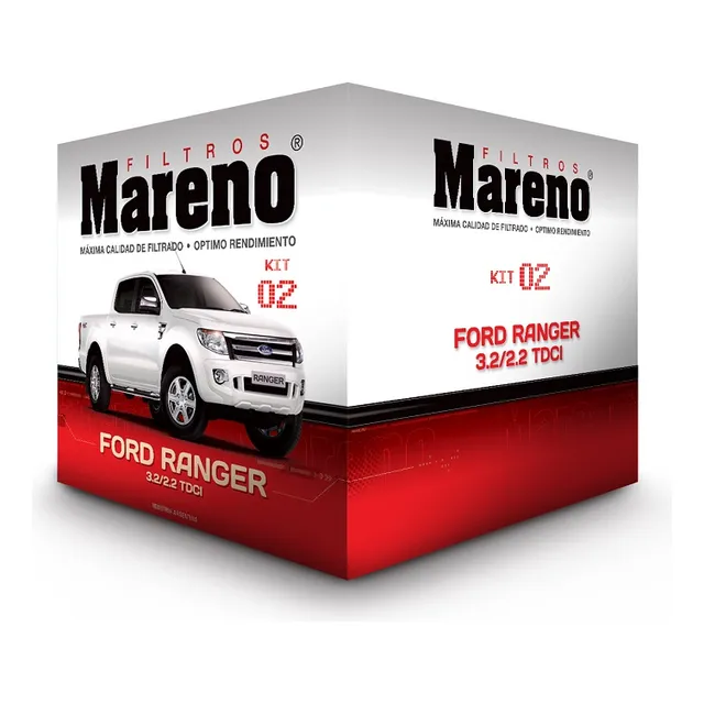 Kit De Filtros Ford Ranger 3.2 2.2 Tdci 2012 A 2024 Mareno