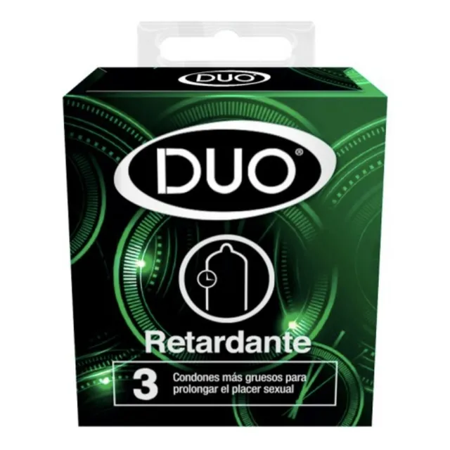Condones Preservativos Duo Retardante X 30 Unidades