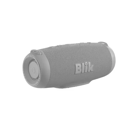 Parlante Bluetooth Portátil Blik Powerbass30 30w 15 Hrs Gris