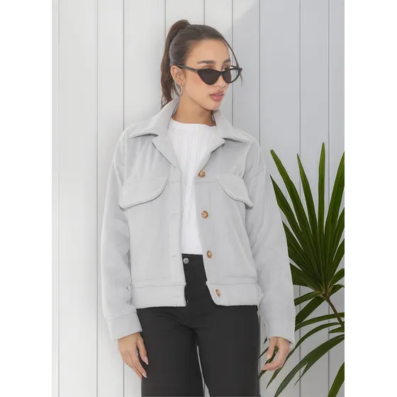 Saco De Paño Corto Xiamen Mujer