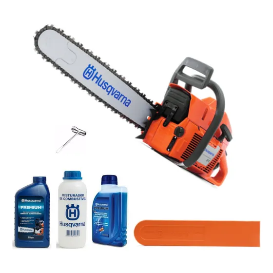 Kit Motosserra 61 13  + Óleo 2t + Misturador + Óleo Corrente
