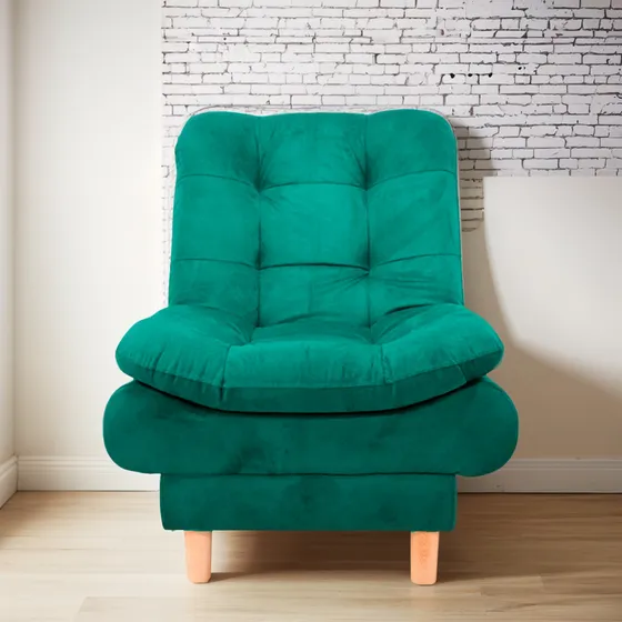 Poltrona Reclinable Meyers 70x90cm Tela Lino 3 Posiciones