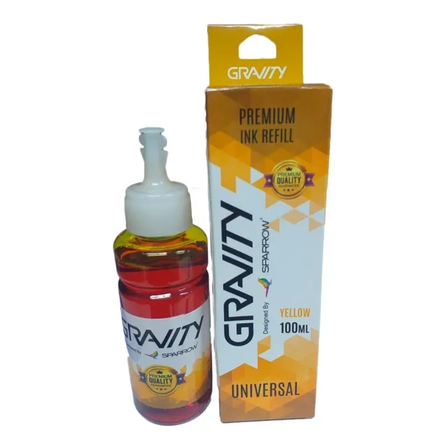 Tinta Compatible Para Sistema Continuo- Amarillo-kentols.a