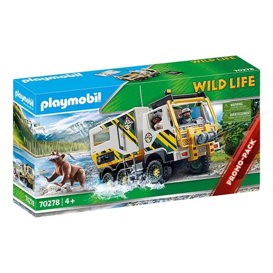 Camión de expedición Playmobil Wildlife Outdoor 70278, color verde