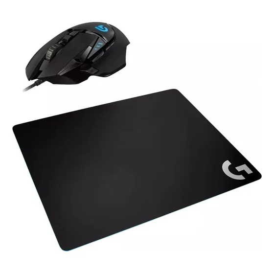 Logitech Mouse Gamer G502 Hero + Mouse Pad Logitech G240