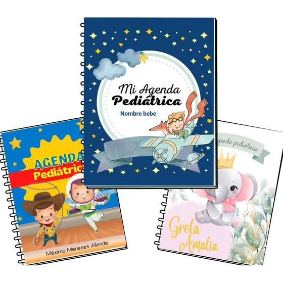 Kit Imprimible Agenda Pediátrica Control Pediátrico Infantil