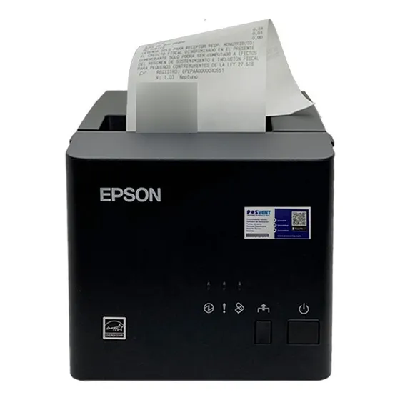 Impresora Tickeadora Comandera Epson Tmt20ii Tmt20 Usb Rs232 Color Negro