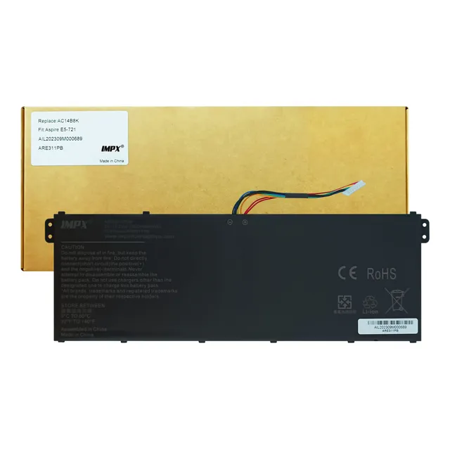 Bateria Acer Ac14b3k Ac14b7k Ap14b8k Ms2392 R7-371t Ac14b8k