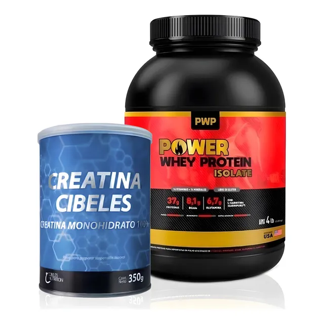 Pack Muscular Cibeles® Creatina 350g + Pwp Whey Protein 4lb