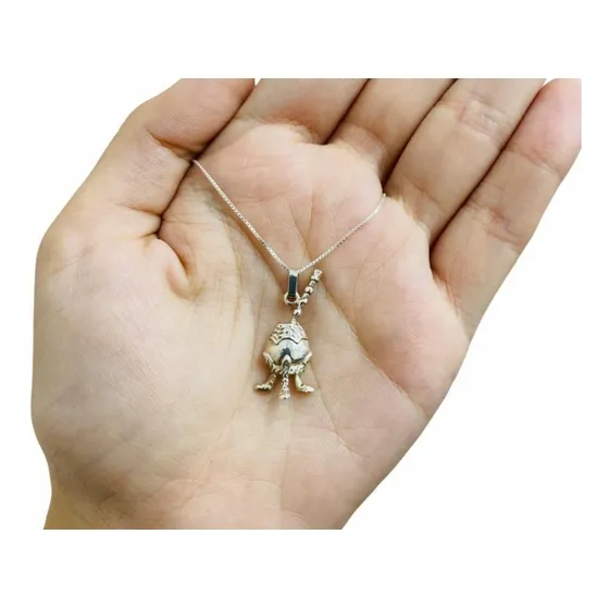 Cadena Con Dije Mate Matero Plata 925 Regalo 