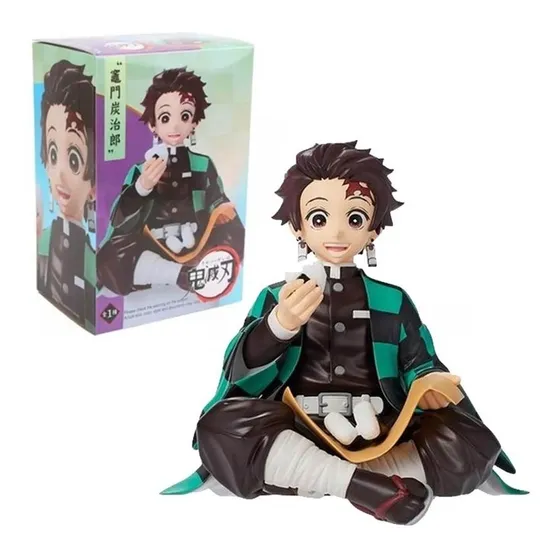 Figura Tanjiro Kamado Sentado De Demon Slayer - Importado