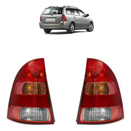 Par Lanterna Traseira Corolla Fielder 2004 2005 A 2008 Âmbar Par Lanterna Traseira Corolla Fielder 2004 2005 A 2008 Âmbar