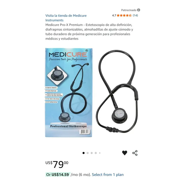 Estetoscopio Profesional  Medicure