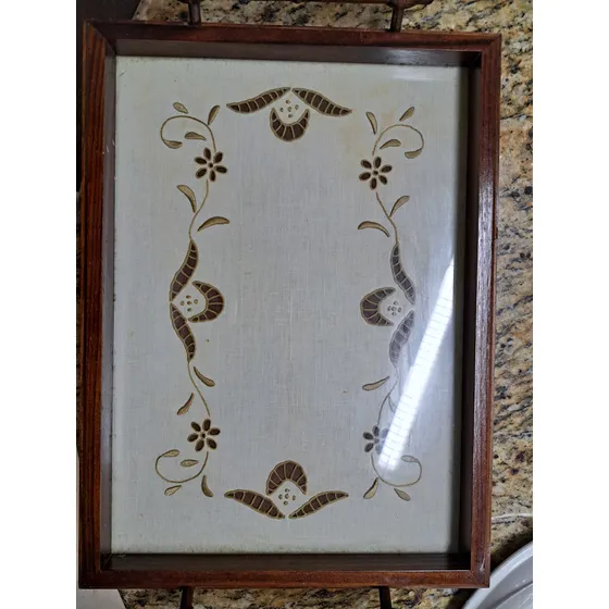 Bandeja Madera Clásica 40x30 Cm Para Servir