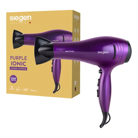 Secador De Pelo Siegen Sg-3031 Color Púrpura