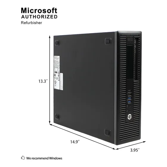 Cpu Hp Prodesk 600 G2 Sff 16gb De Ram 512ssd M.2