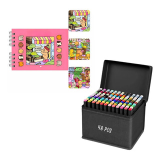 Juego De Libros Para Colorear Con 48 Lápices Capacitivos Y R Juego De Libros Para Colorear Con 48 Lápices Capacitivos Y R
