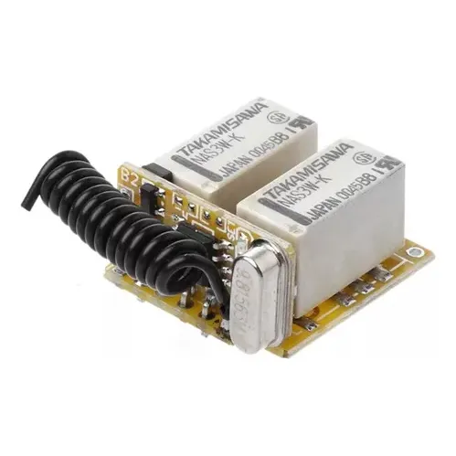 Relé Relay Relevador Inalámbrico 2ch+control Rf 433mhz