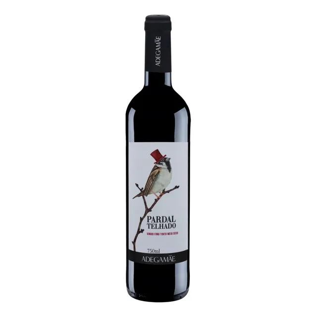 Vinho Português Tinto Meio Seco Pardal Telhado Lisboa Garrafa 750ml