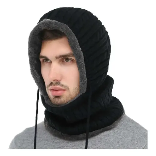 Neck Gaiter 2pcs Winter Warmer Knitted Thick Windproof | MercadoLivre