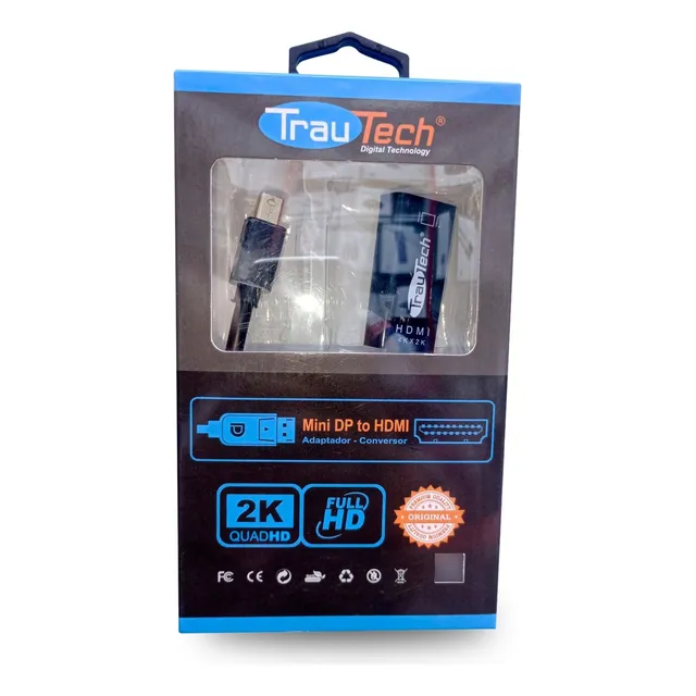 Adaptador Mini Displayport Dp A Hdmi Thunderbolt 1 O 2