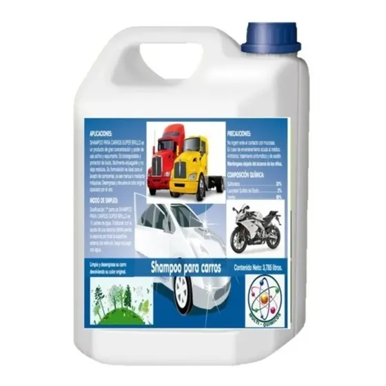 Oferta Champú Para Carros Motos Etc Galón Despacho Inmediato