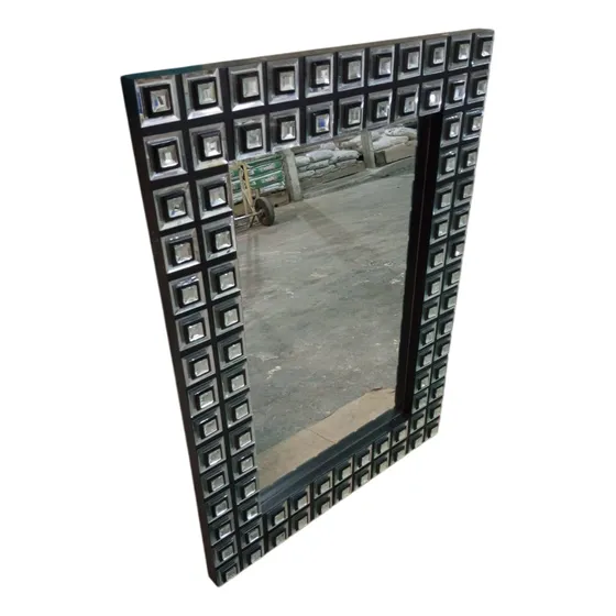 Espejo De Pared Decorativo En Madera