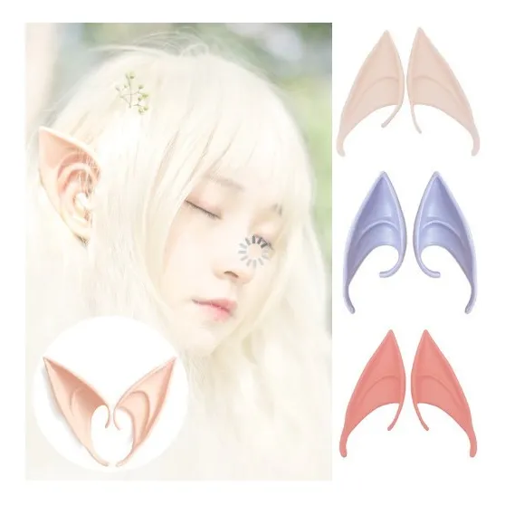 Orejas Latex Suave Elfo Duende Hobbit Cosplay Disfraz Link 