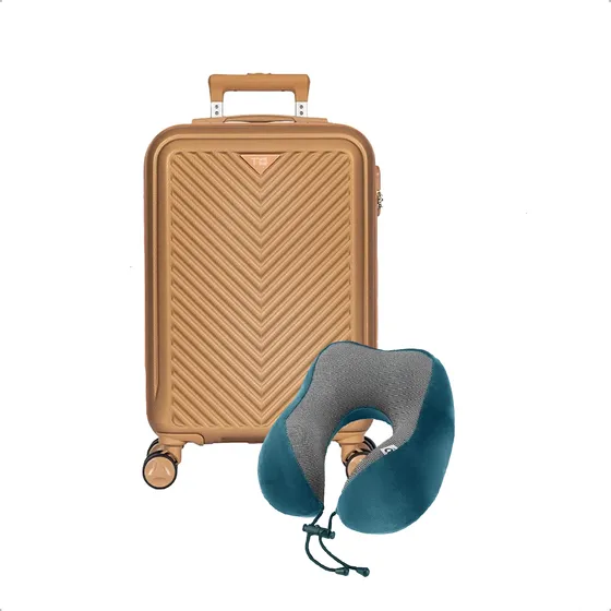 Valija Travel Tech Carry On + Almohada Inteligente Amunì Kit