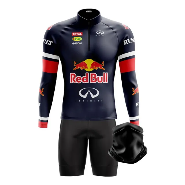 Conjunto De Ciclismo Bermuda E Camisa Manga Longa Rb Oil