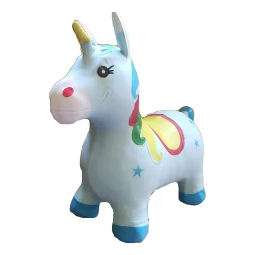 . . Montable Caballito Unicorn Inflable Brinca Sonido