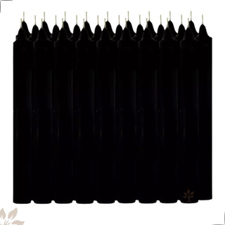 Kit Vela Palito Colorida Preta Preto 1kg Quilo 32 Unidades Kit Vela Palito Colorida Preta Preto 1kg Quilo 32 Unidades