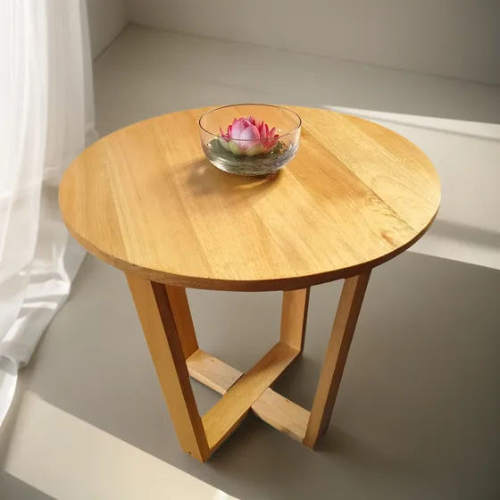 Mesa Ratona Modelo Gervasoni Madera Maciza Eucalipto