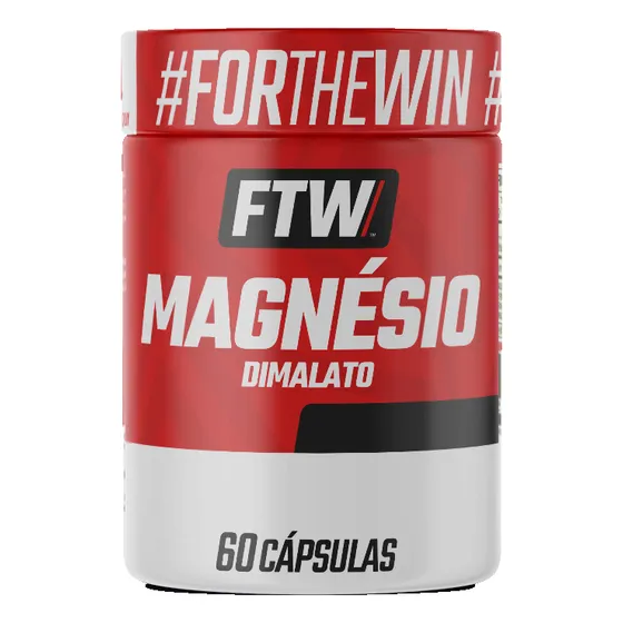 Magnésio Dimalato Puro Mineral Super Concentrado 60 Cáps Ftw