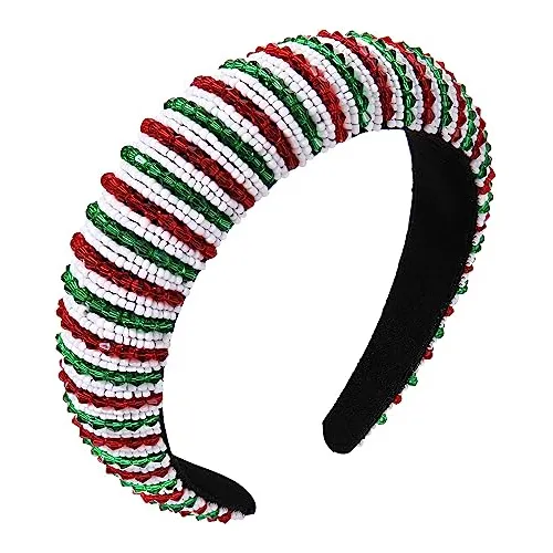 Nvenf Christmas Headband Crystal Rhinestone Headbands Jmsch