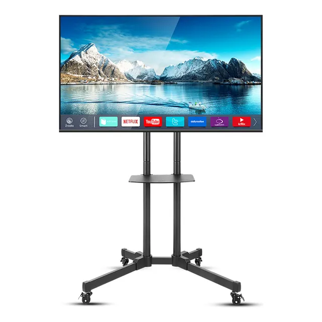 Wisfor Soporte Tv Piso Con Ruedas Para Pantalla 32-70''