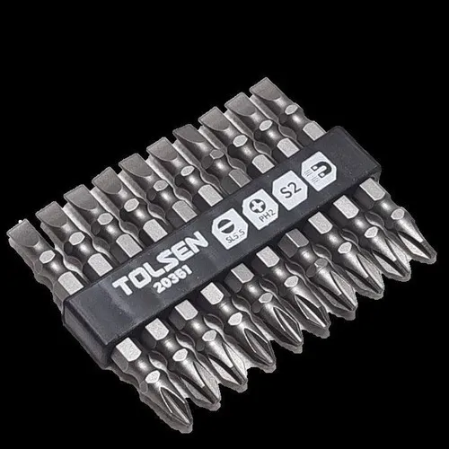Puntas Atornillador Ph2 Y Planas 5.5*65mm 10 Un. Tolsen