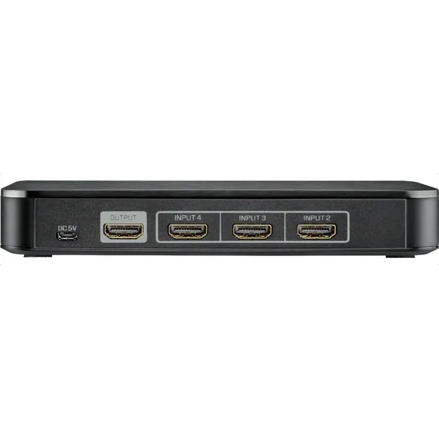 Rocketfish Caja Hdmi Switch Con 4 Puertos 4k Ultra Hd/hdr